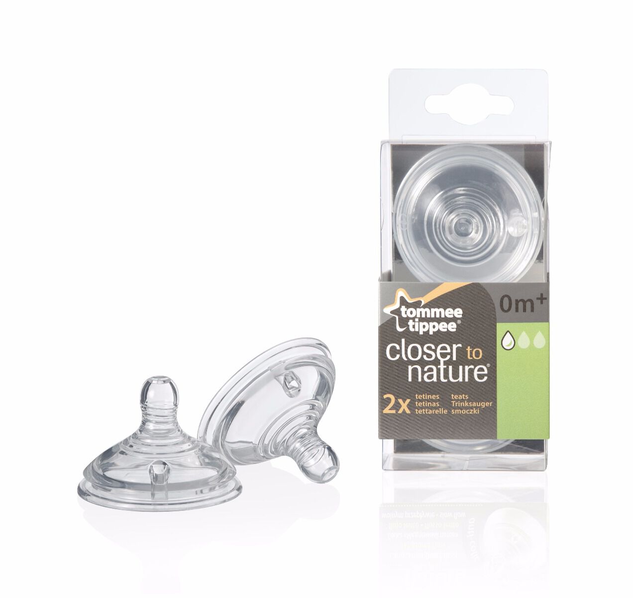 Buy Tommee Tippee Closer to Nature Easi Vent Slow Flow Teats 2